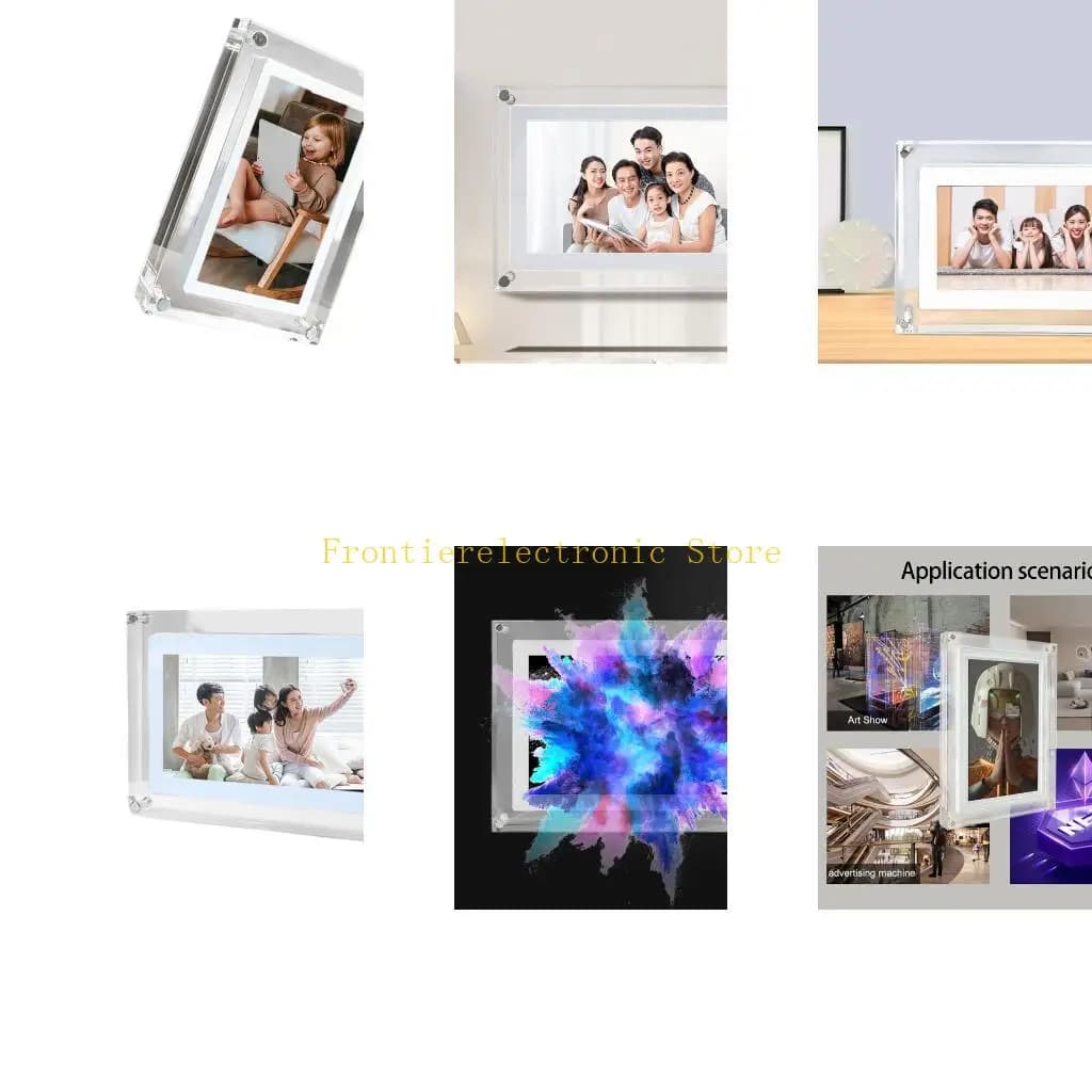 G8DB Slimmer Digital Photo Frame With IPS Screen 4G Internal Storage USB Charging For Office Decoration USB Charging Port