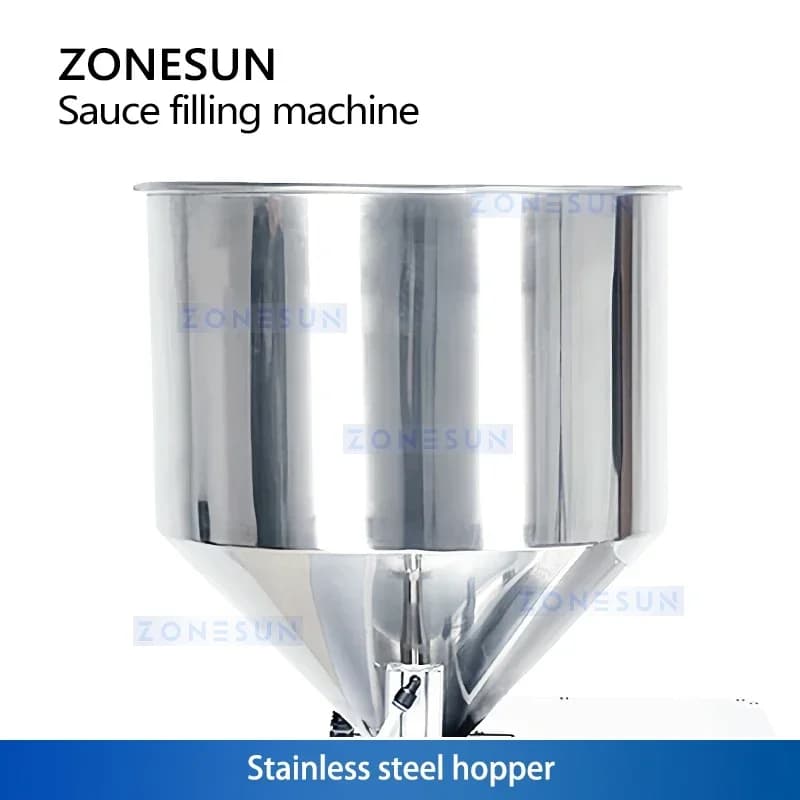 Zonesun ZS-SCF1 Riempitrice per pasta spessa Riempitrice per salsa Riempitrice per pasta Attrezzatura per il riempimento del burro di arachidi