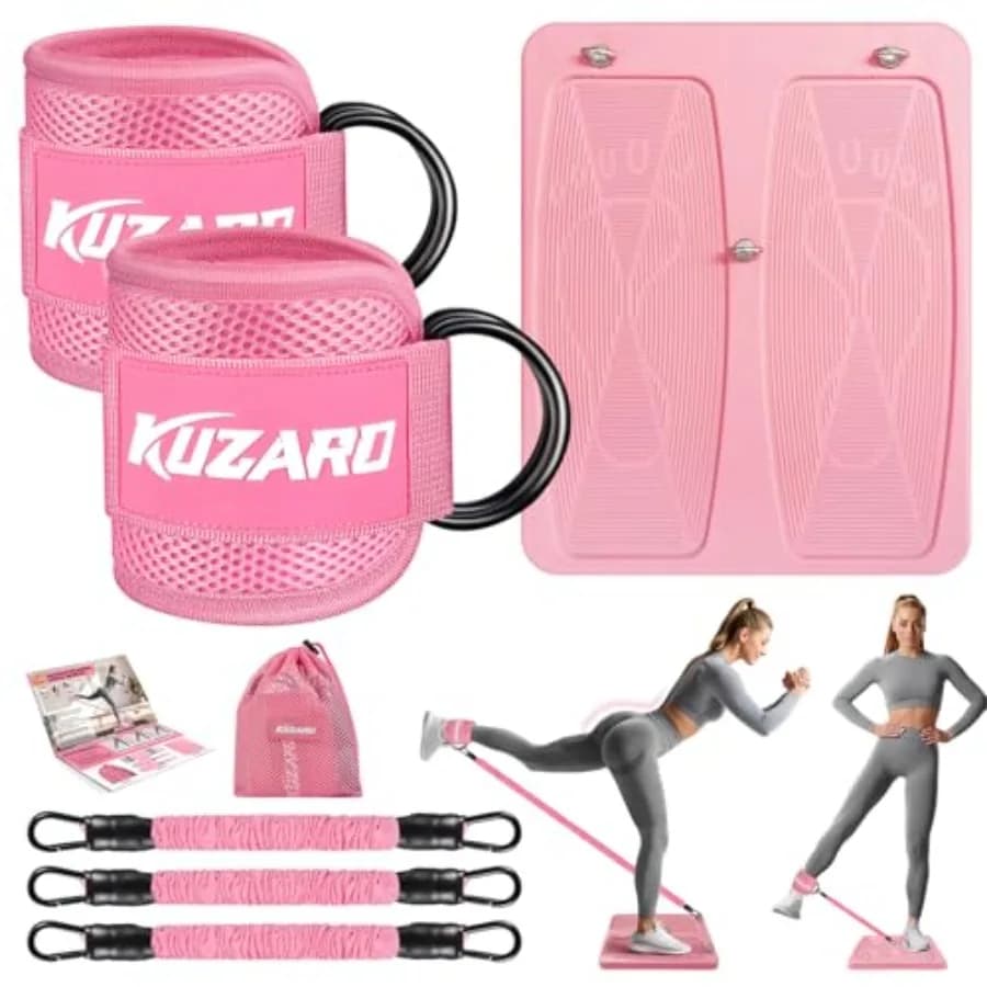 Training Equipment for Women: Black Exercise Belts, Ideal for Home Gym, Kickback and Hip Thrust