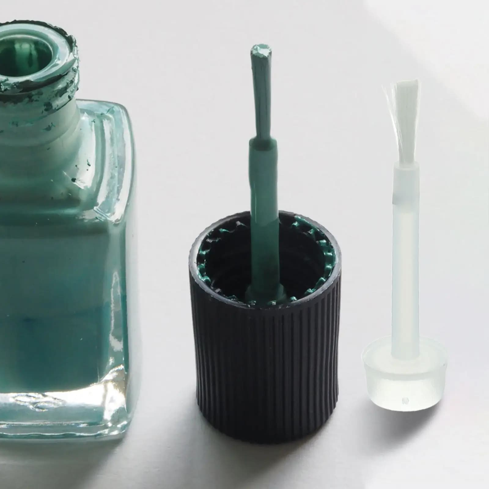 200 Pezzi Pennelli per Smalto Gel, Punte di Ricambio Lunghe e Rotonde con Setole Morbide per Applicazione Liscia di Olio, Uso per Manicure