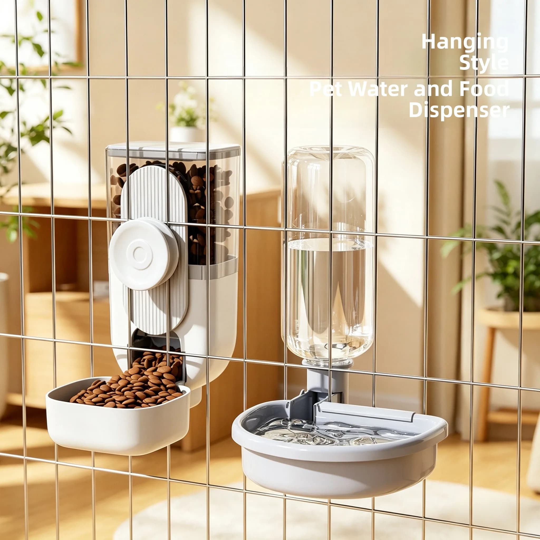 Distributore d'Acqua Automatico Sospeso per Cani, Bottiglia per Bere Senza Bocca Bagnata, Ciotola, Macchina per l'Acqua, Abbeveratoio per Cani