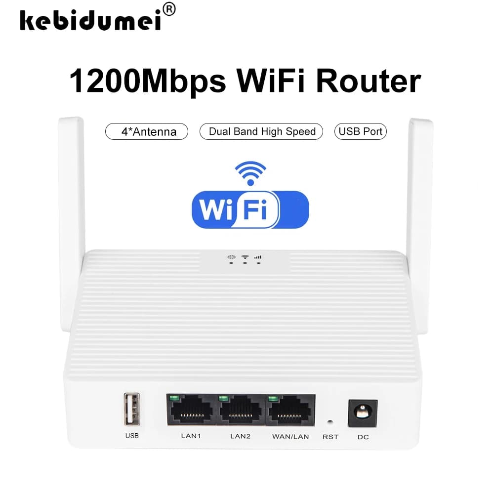 Router WiFi 1200Mbps Dual Band 2.4G/5GHz 802.11AX Ripetitore di segnale wireless WPA3 Scheda di rete Gigabit Easy Mesh per Home Office