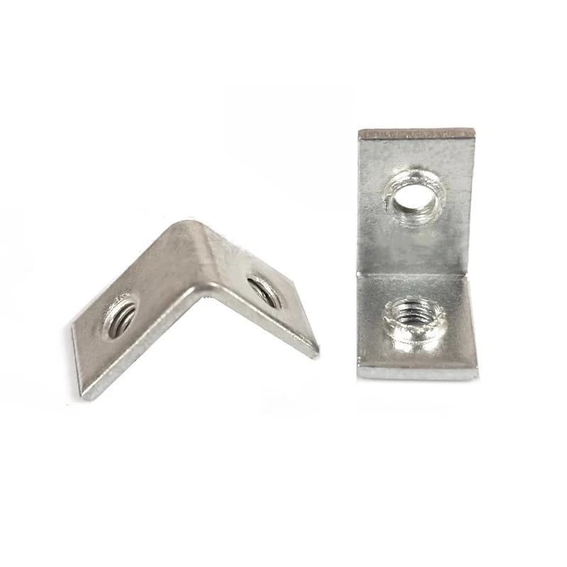 20PCS Amplificatore per altoparlanti a forma di L Scheda PCB Staffa fissa in ferro Dissipatore di calore per computer Radiatore audio Parti per stampaggio hardware