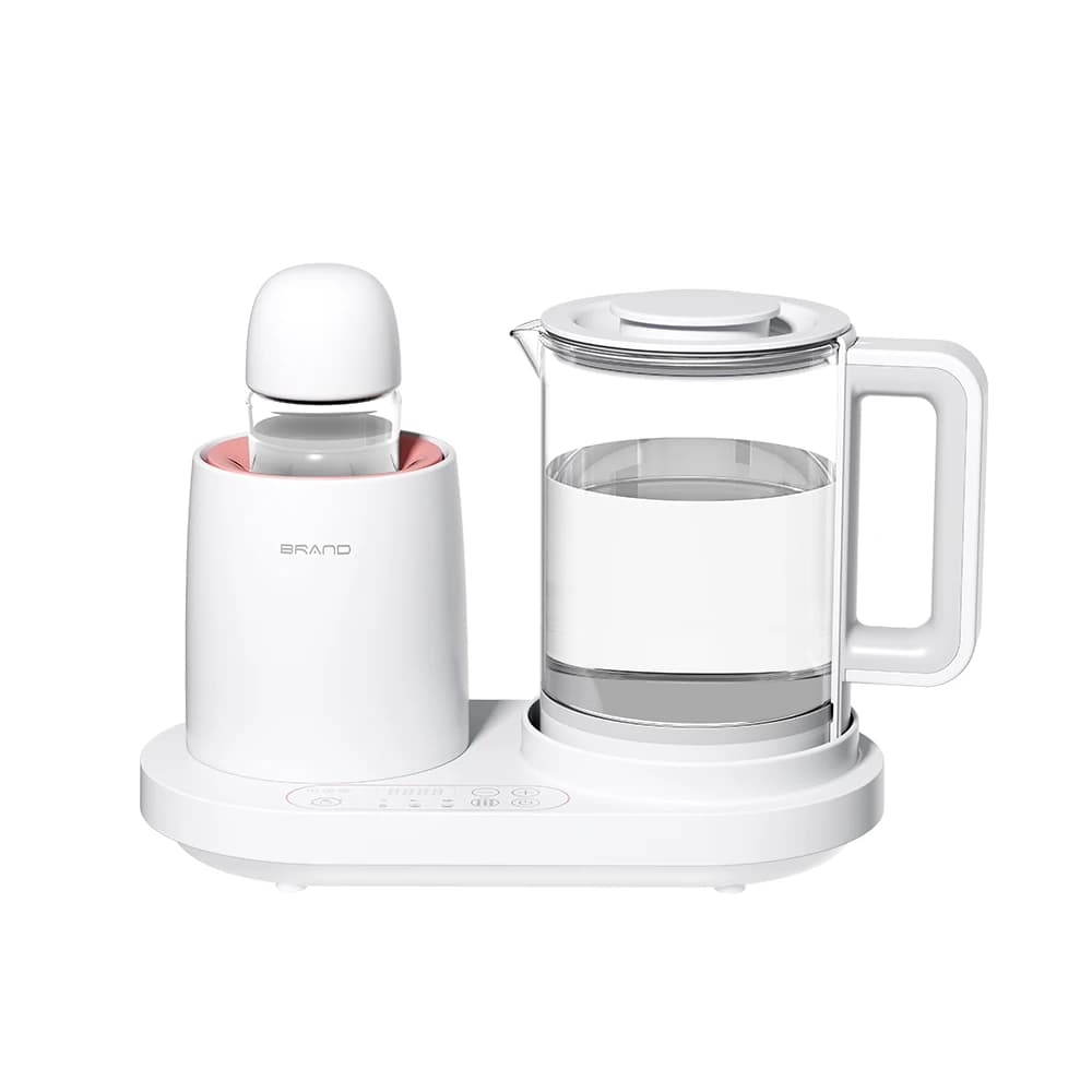 Scaldabiberon e asciugatrice senza Bpa Shaker per il latte in vetro Formula per bambini Latte Bollitore elettrico intelligente Scaldabiberon per il latte caldo