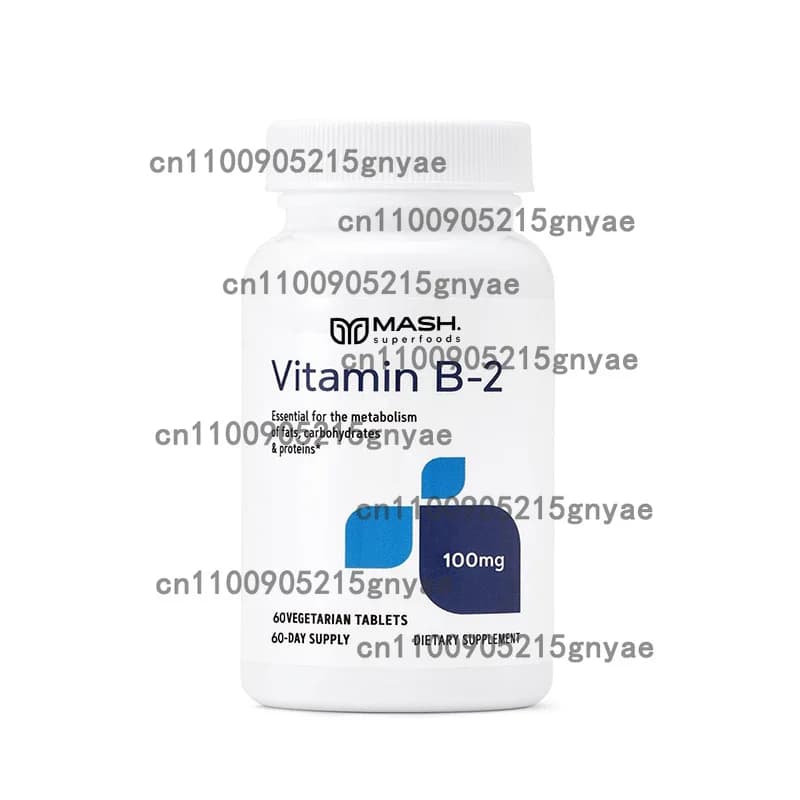 Vitamin B2 Riboflavin Gommose Caramels 400 mg supplement for adults - Magnesium glycinate, zinc, CoQ10, vitamin B12 - Energy support