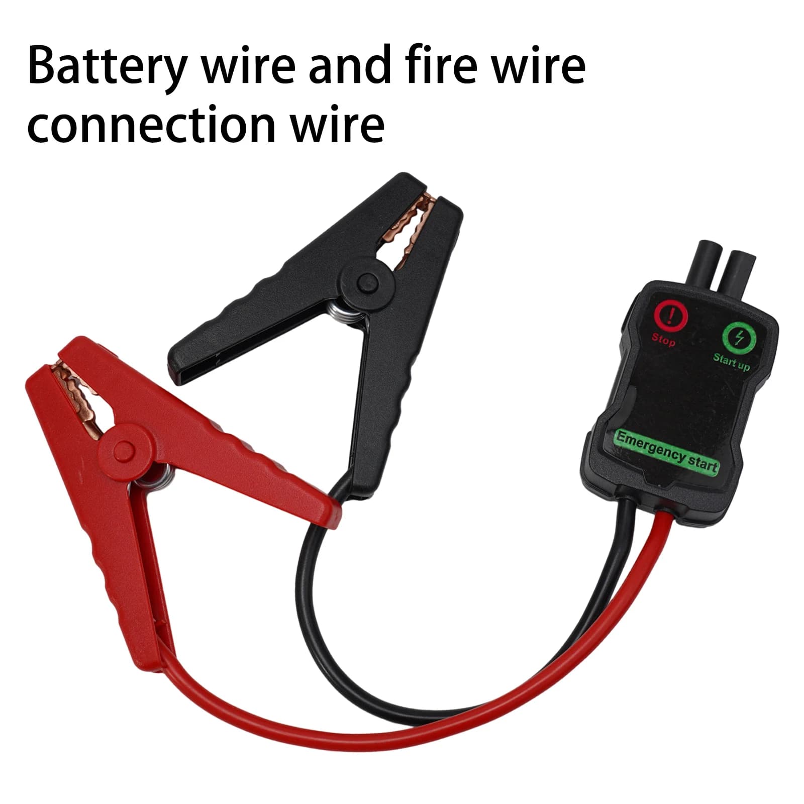 Strumento per auto con morsetto per cavo jumper mini avviamento di emergenza 12V con EC5 maschio intelligente intelligente compatibile con la maggior parte delle auto 12V