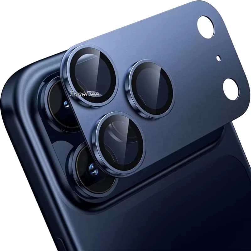 For iPhone 17 Pro Max 17Air Camera Lens Protector Strong Adsorption Metal 9H+ Tempered Glass Camera Screen Full Protective Cover