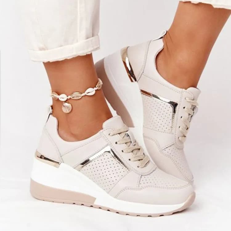 Brand Design 2021 Nuove Donne Casual Scarpe Altezza Crescente Sport Scarpe Con Zeppa Cuscino D'aria Comode Scarpe Da Ginnastica Zapatos De Mujer