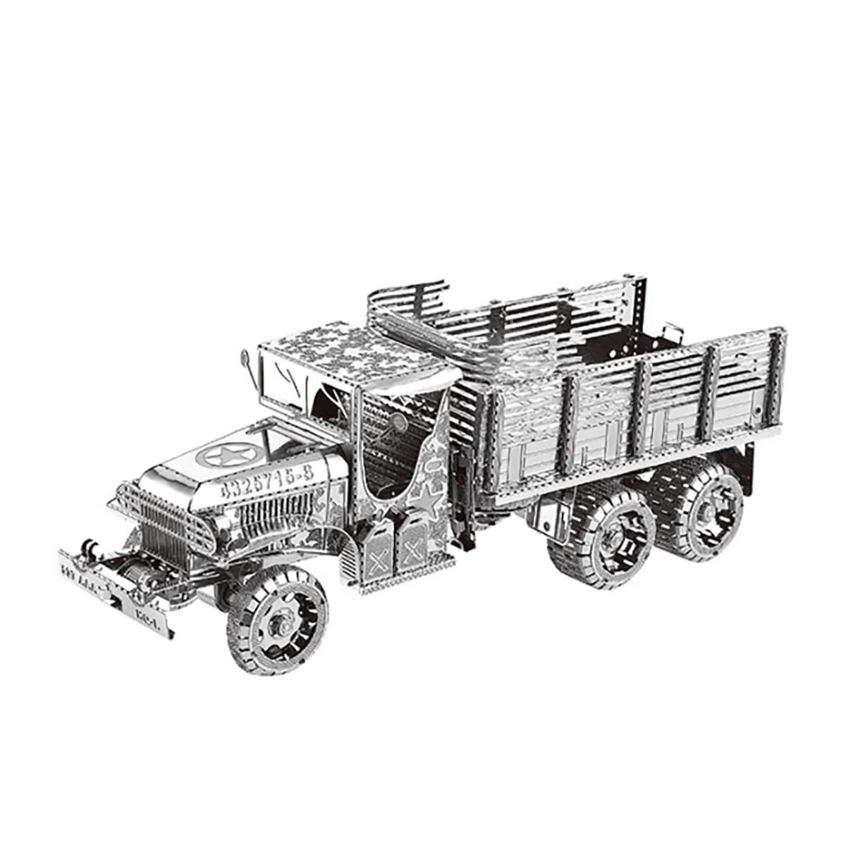 Truck Big Ben 3D Metal Puzzle Model DIY Kit Cutting Laser Puzzle Jigsaw Toy for Kids