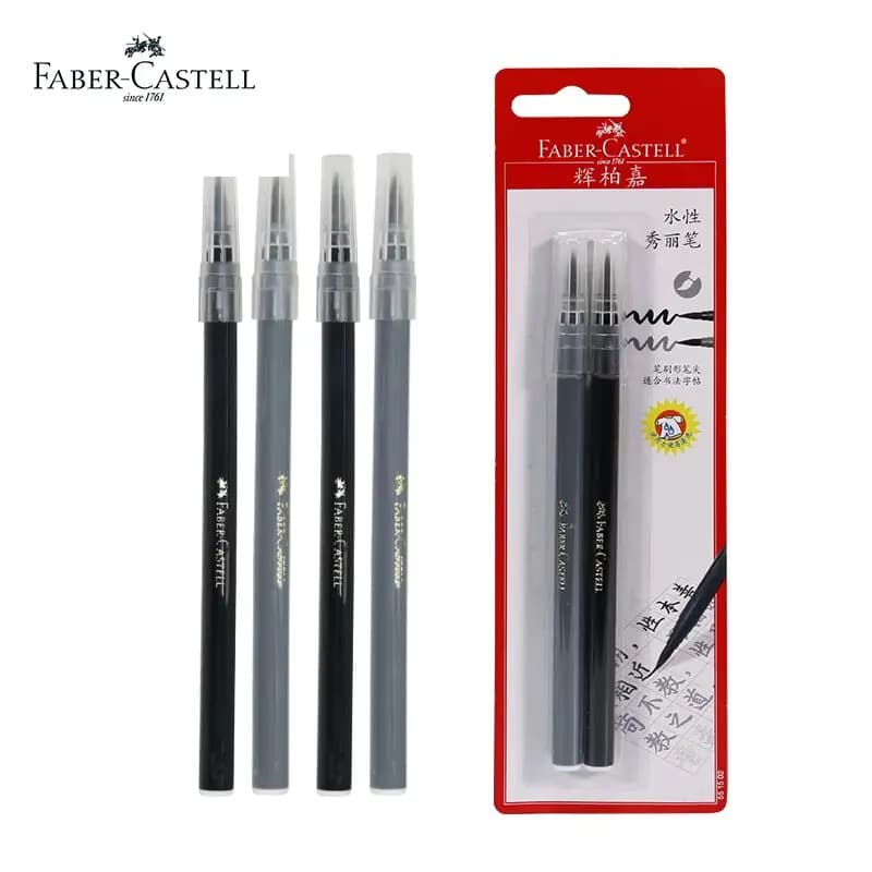 Faber Castell Water Based Aquarell Calligraphy Brush Markers Soft Tip Draw Marker Set Water Soluble For Drawing And Writing