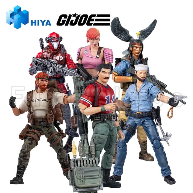 1/18 HIYA 3.75 pollici Action Figure Squisita Mini Serie GIJOE Firefly Commander Destro Sciacquone Spiaggia Testa Anime Modello Giocattolo