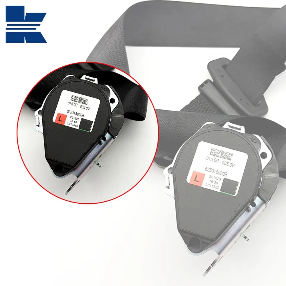 Cintura di sicurezza a 3 punti lato sinistro per sedile ISRI – Parte n. 625318900B, 015.0R-005.0V, 278079 | Per Volvo/Benz/Scania/Renault/DAF