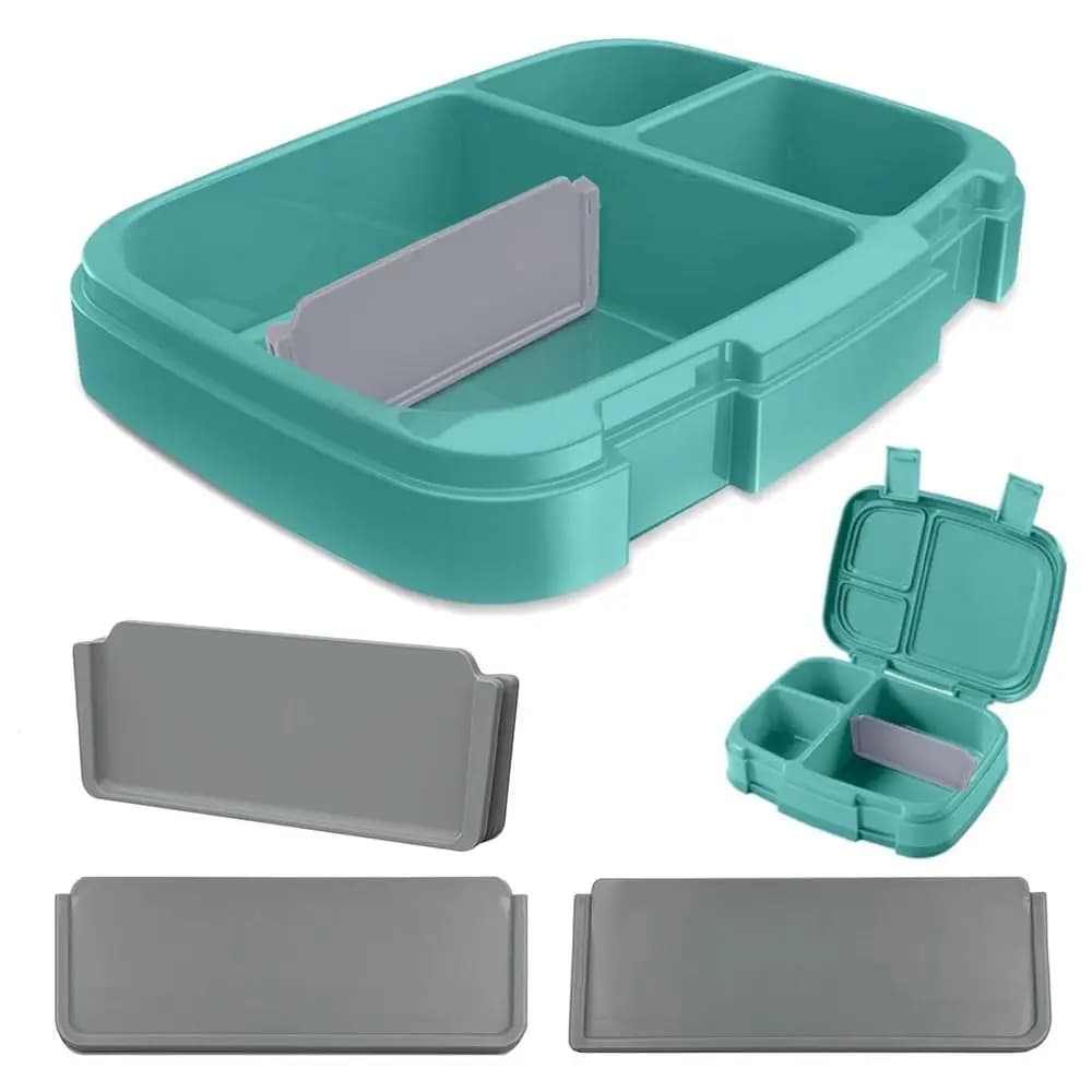 Inserto di ricambio per portapranzo in silicone, sicuro, senza BPA, divisorio per vassoio per alimenti, divisori universali per portapranzo per Bentgo
