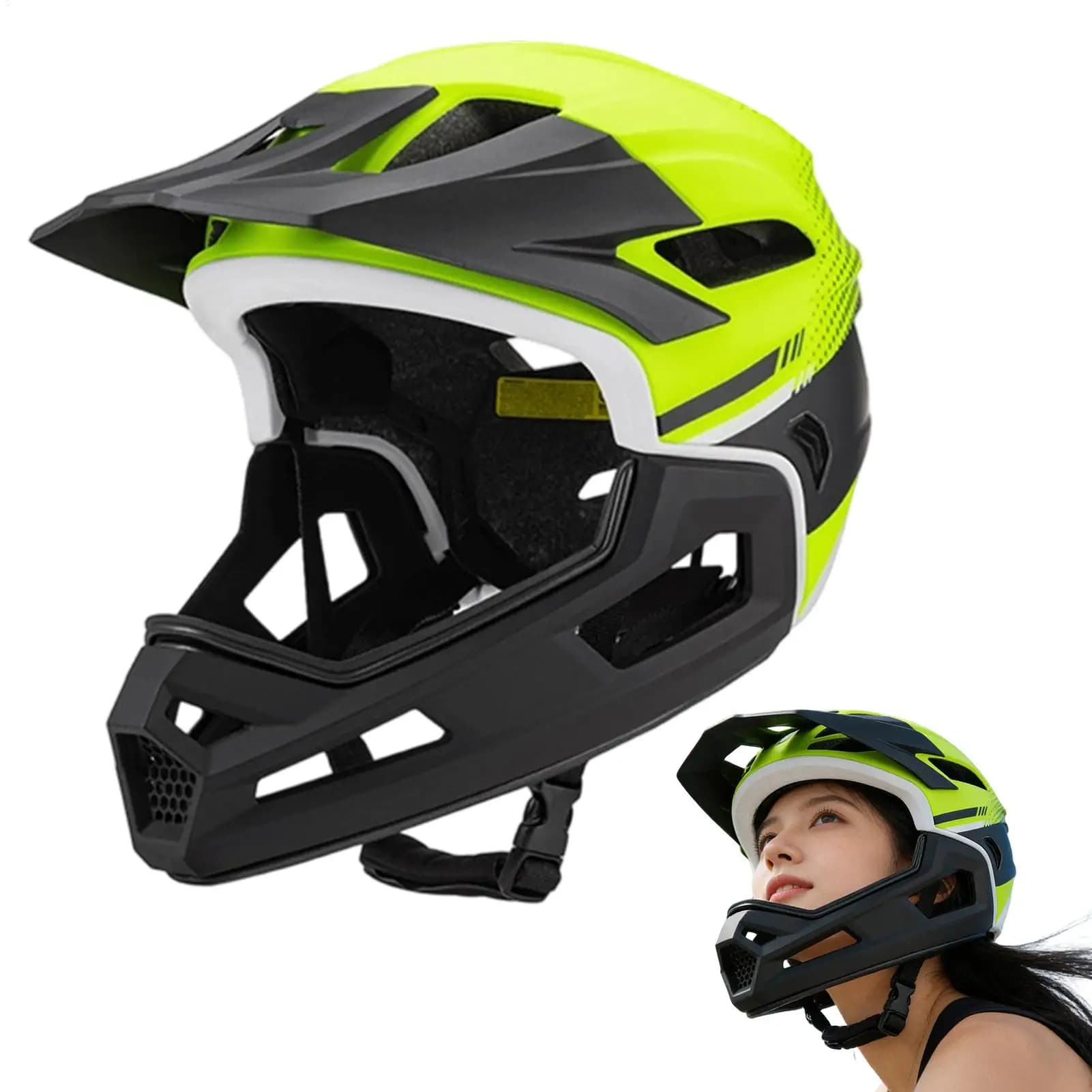 Integral helmet for mountain bike Bike head protection Cycling helmet for motocross bike scooter for bike