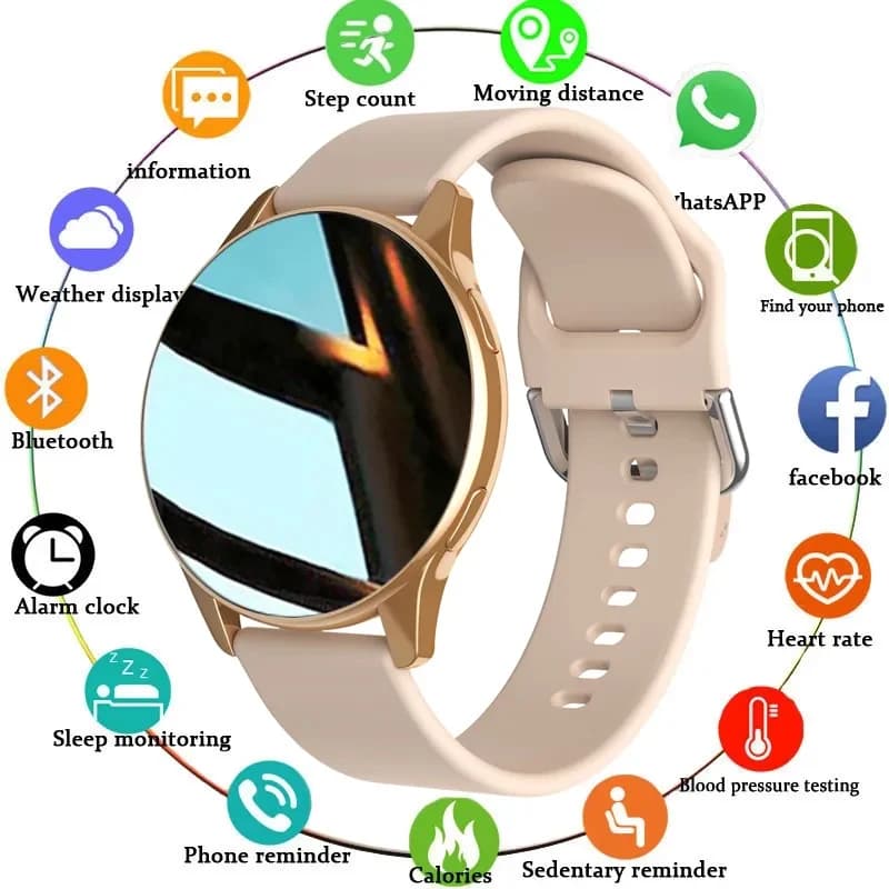 LIGE Smart Men's Watch Bluetooth Waterproof Sport Fitness Health Monitor Smartwatch for Android IOS