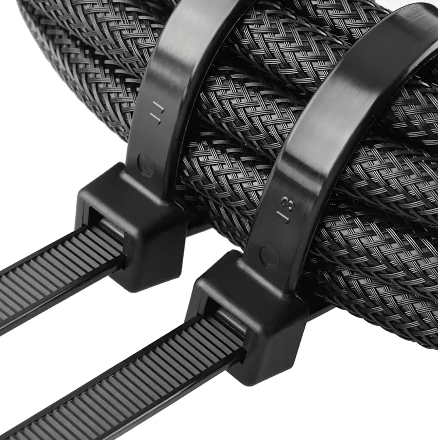 Fascette stringicavo in nylon nero da 36 pollici, resistenti, 250 libbre, resistenti ai raggi UV per esterni, confezione da 20
