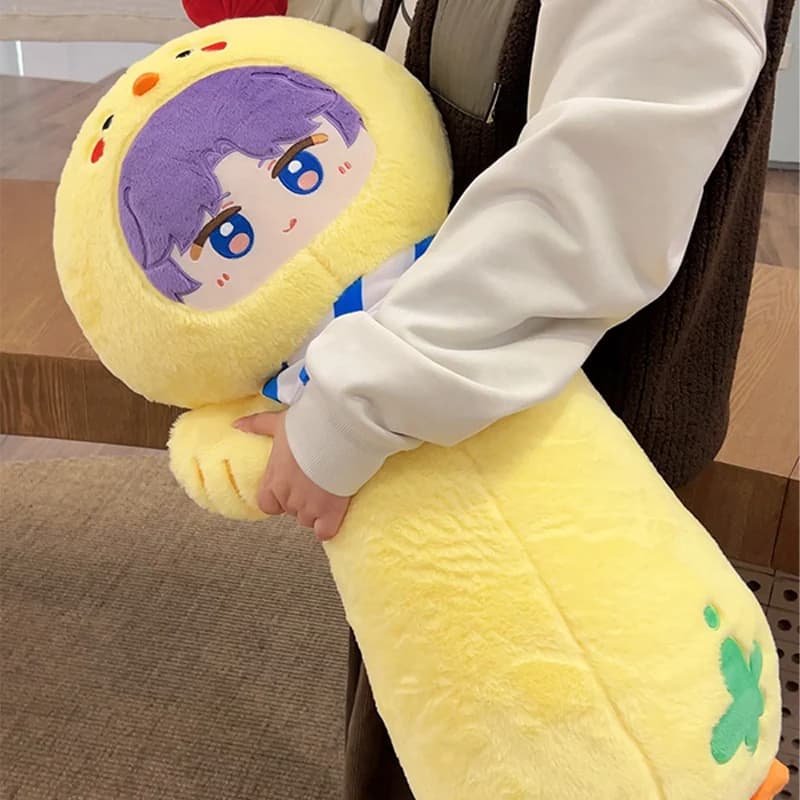 Hot Love And Deep Space Zayne Xavier 80cm Long Plush Pillow Warm Adorable Stuffed Doll Sleeping Cushion For Girls Holiday Gift