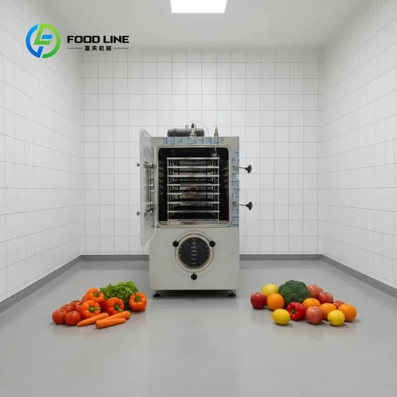 Freeze Dryer Equipment, Commercial 20kg 40kg Vacuum Type for Freeze Dried Fruits & Okra, FL Wholesale