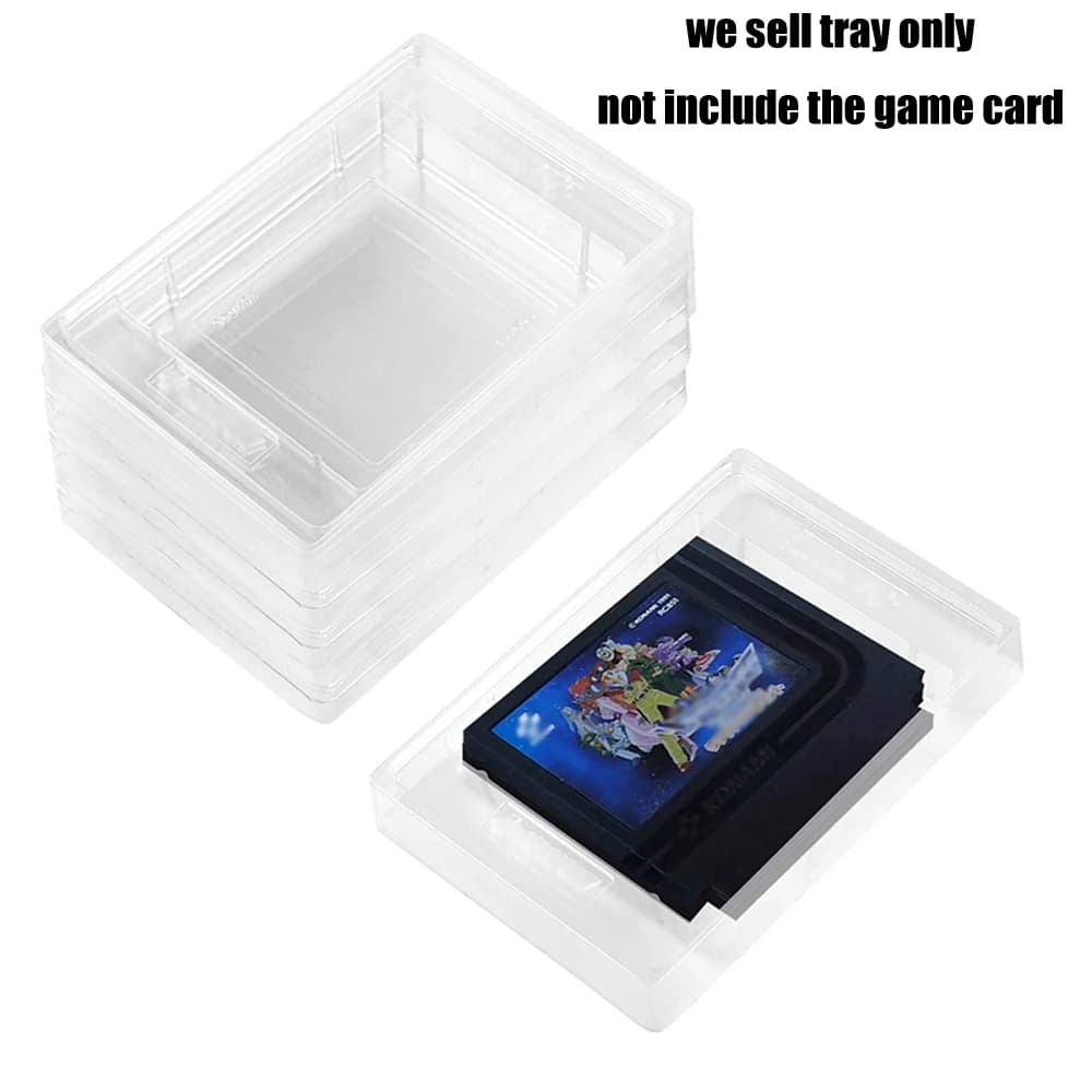 Cartuccia di carte da gioco in plastica trasparente 1PC per Famicom NFC Konami Lagrange Point card custodie protettive versione JP inserto vassoio interno