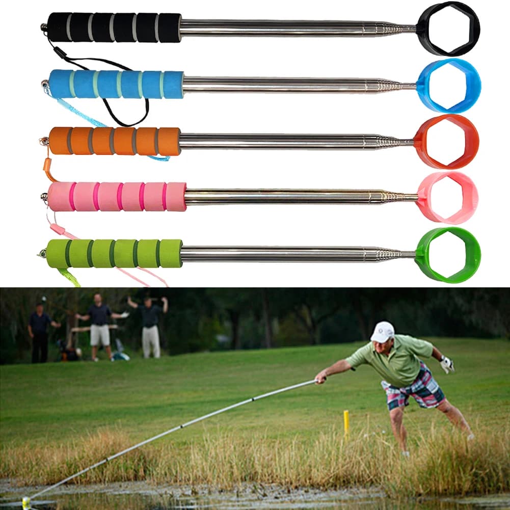 8,86 FT Pallina da golf Pick Up Retriever Grabber Telescopico Pallina da golf Retriever Allungabile Pallina da golf Retriever Regali da golf per i golfisti