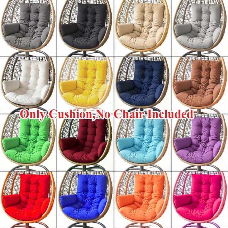 Cuscino 60x120cm per Sedia a Dondolo da Balcone, Cuscino per Sedia Sospesa, Tappetino per Sedia a Dondolo da Giardino, Cuscino per Amaca da Esterno, Cuscino per Sedia a Dondolo da Patio