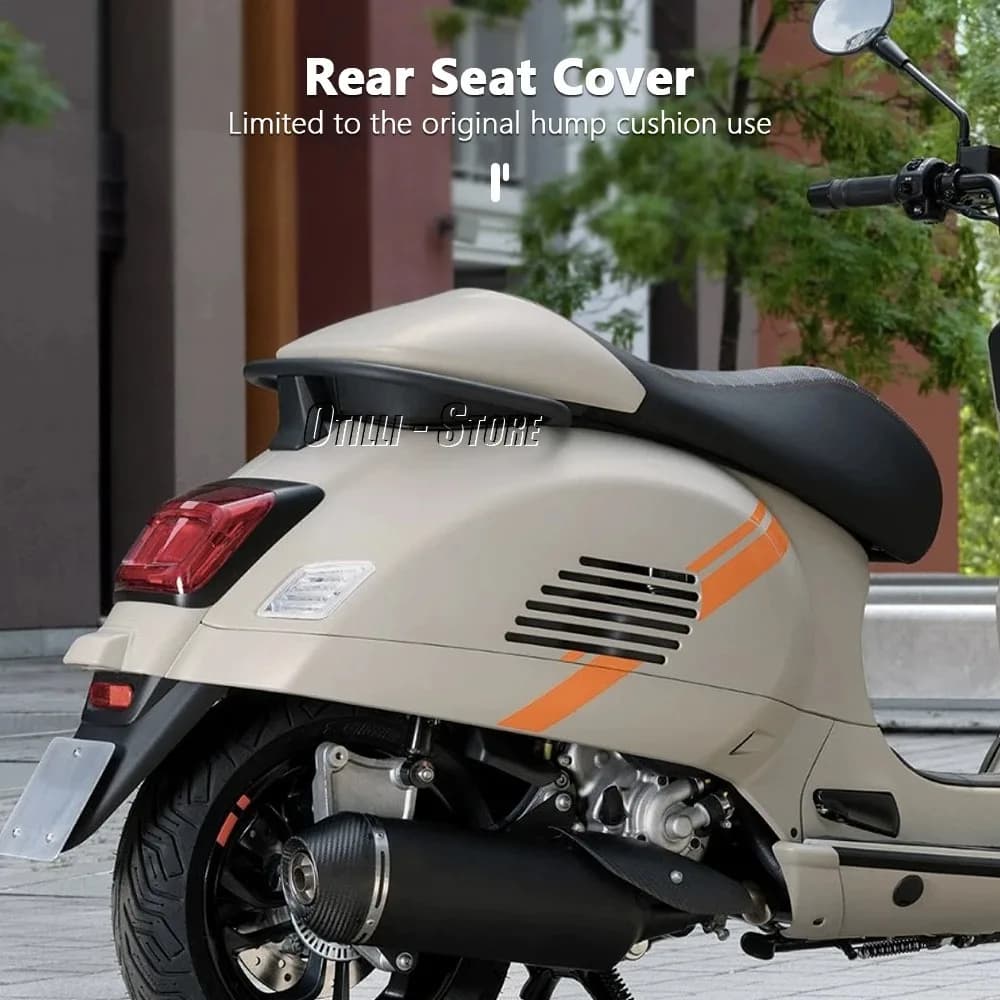 2018-2024 2023 Nuovo per Vespa GTV300 GTV 300 gtv 300 Accessori Moto Coperchio Sella Posteriore Passeggero Carena Posteriore