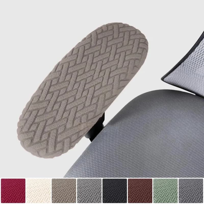 Set di 2 Copribraccioli Elastici per Sedia da Gaming e Ufficio, Morbidi Copribraccioli Jacquard Minimalisti per Casa e Ufficio