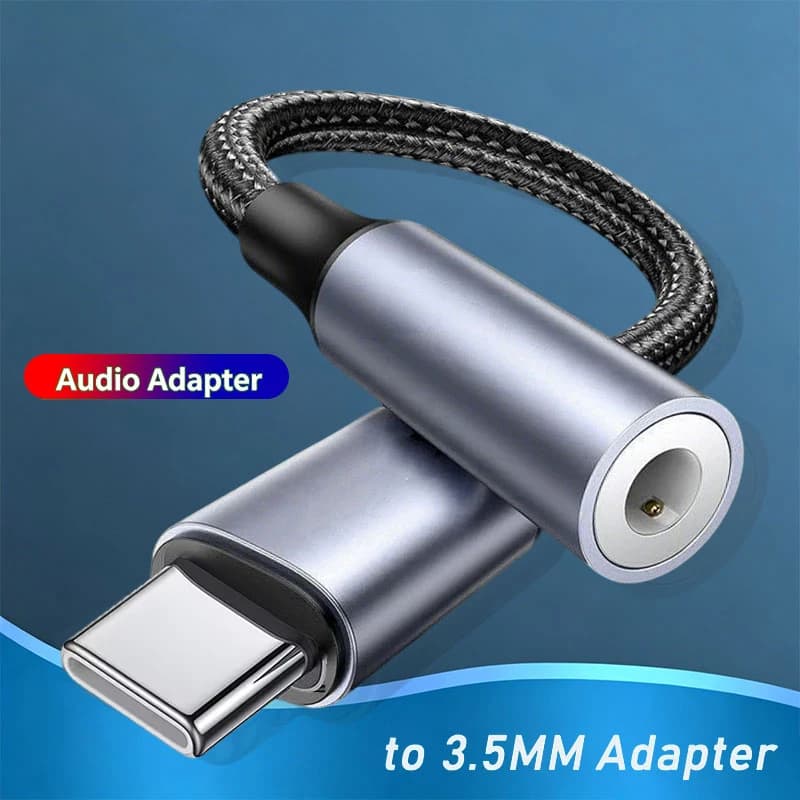 Type C to 3.5mm Jack Earphone Adapter USB-C 3 5mm Audio Cable Converter For IPhone 15 17 16 Pro MAX For Galaxy Huawei Xiaomi