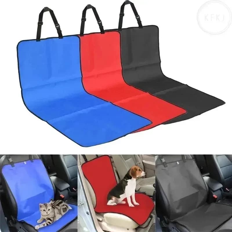 Universal anti-getative cover for pets Multiple models Durable material compatible 106x49 cm Rear cushion for waterproof folding car
