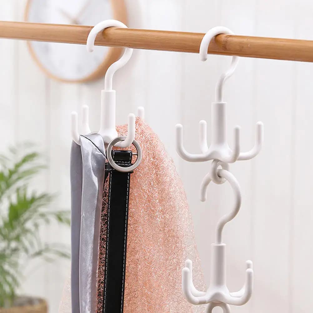 2 Pieces Hand Hooks for Stendibiancheria, Robust and Lightweight Clothes, Multipurpose Shelves for Laundry, Shoes, Socks, Bags, Domestic Use