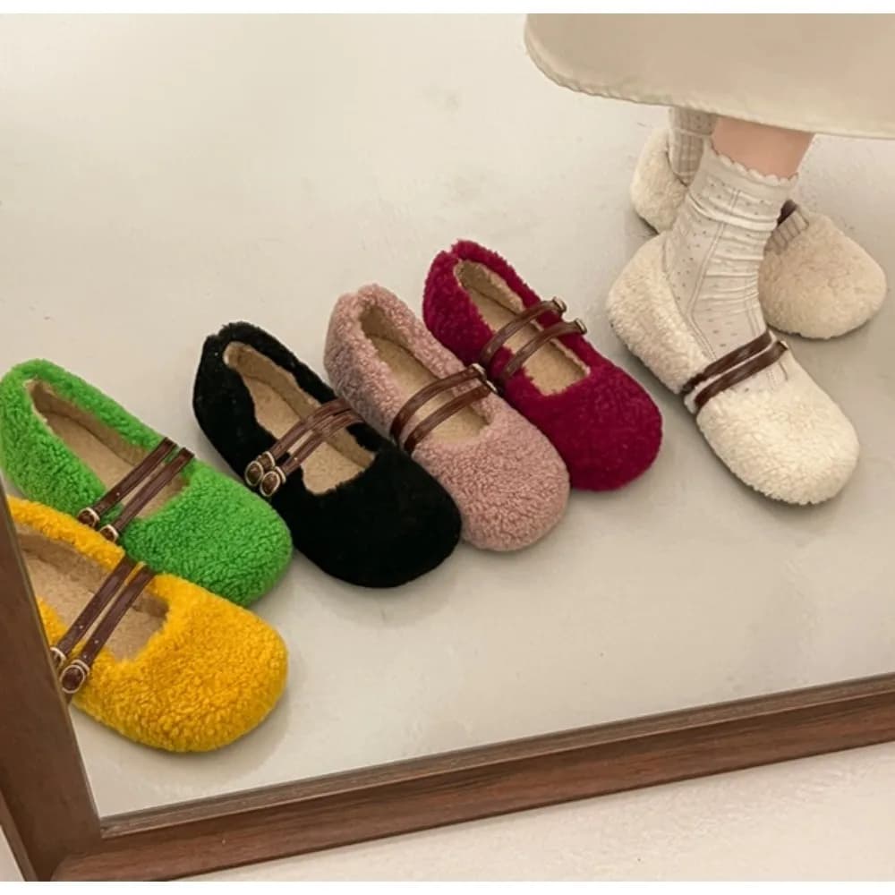 Women's Winter Shoes Round Toe Slip-on Women's Footwear Mocassini Peel Casual sneaker Autumn Modis Slip on Dress Mocassino New fall