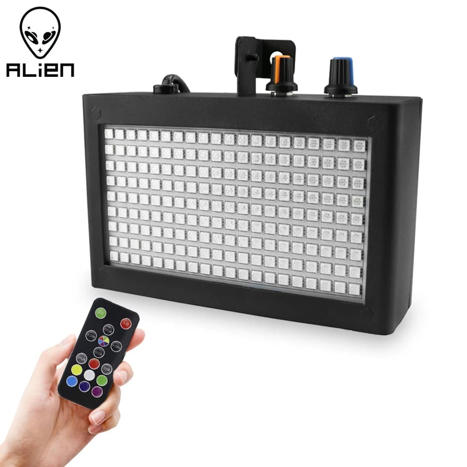 ALIEN 180 LED Strobe Flash Light Controllo del suono Velocità attivata regolabile Stage Disco DJ Home Party Ktv Matrimonio Effetto di illuminazione