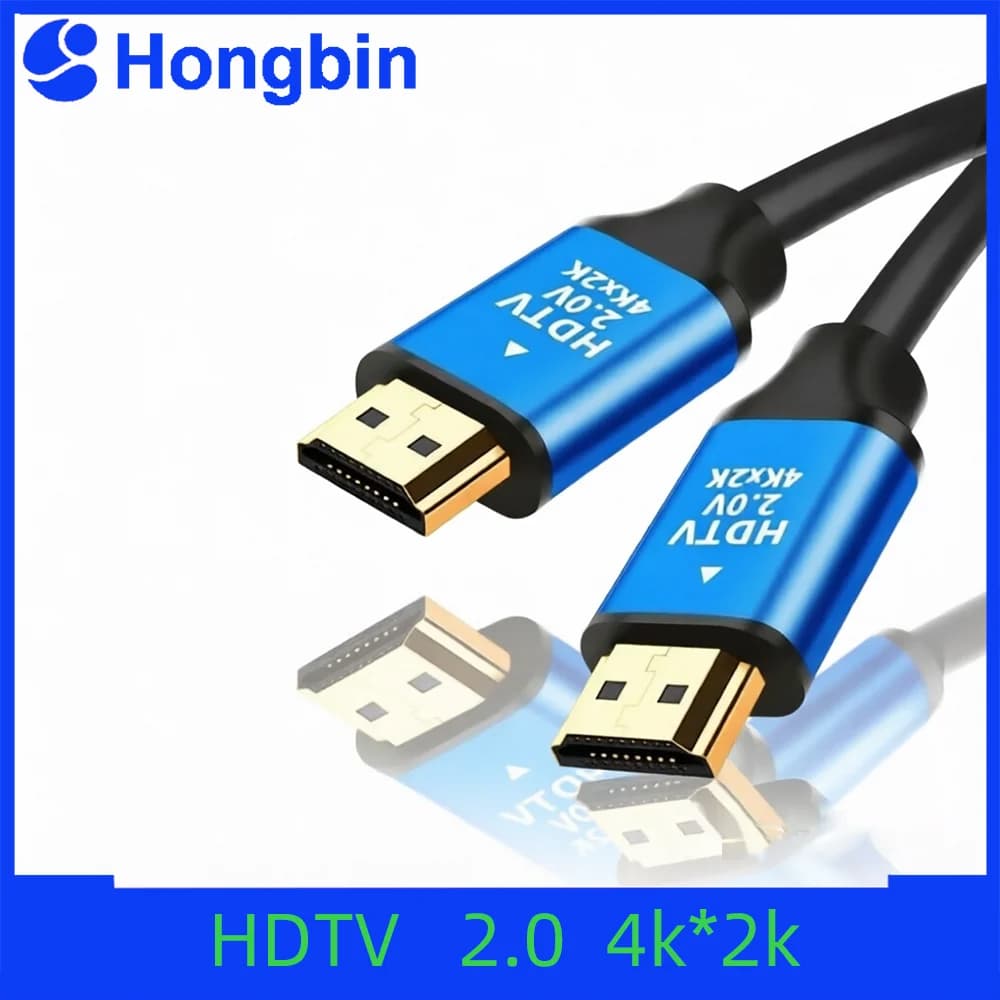 HDMI 2.0 Ultra HD 4K high definition connection cable for computer, TV, projector, decoder, data transmission and signal