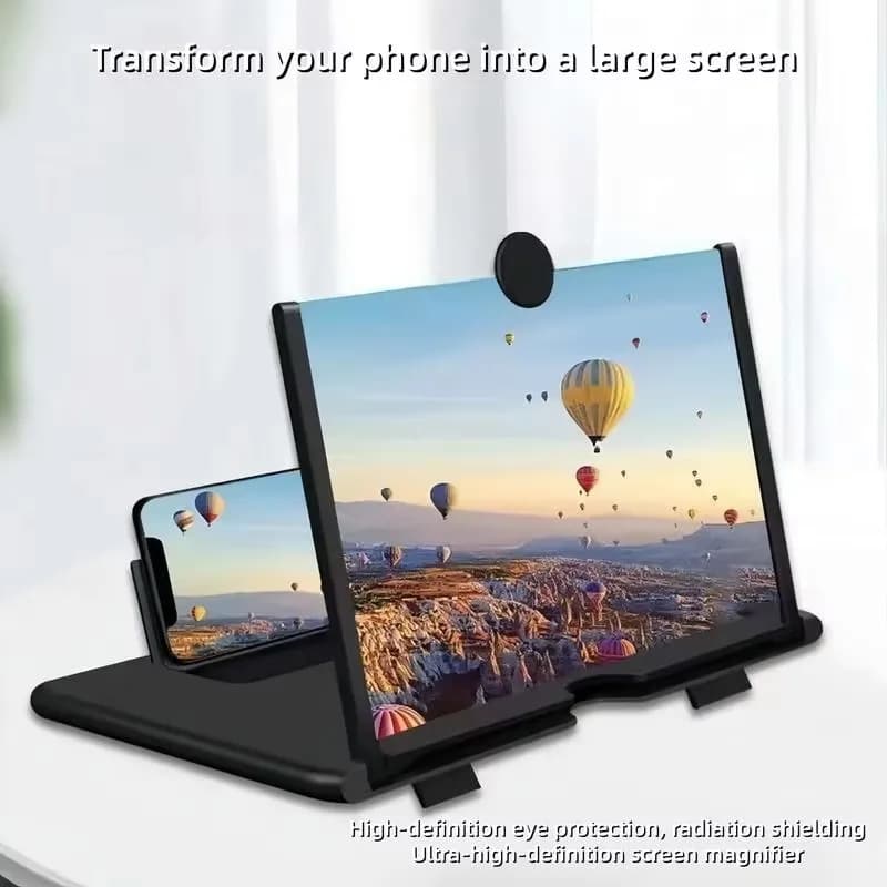 1 Pcs 3D Screen Amplifier Mobile Phone Screen Video Magnifier HD Expander Projector Smart phone Display Magnifying Bracket 2026