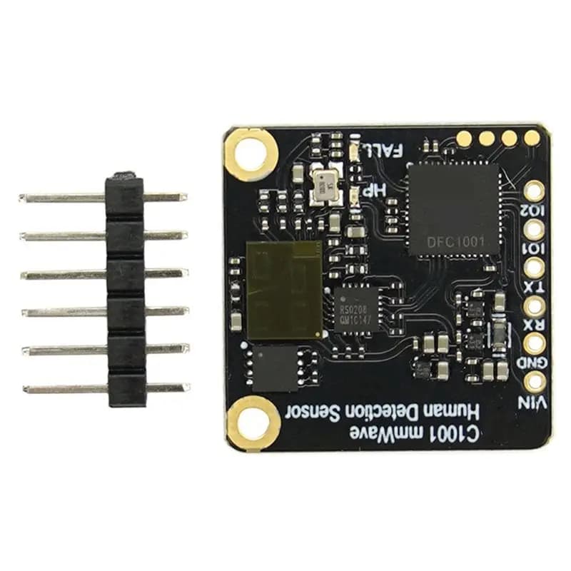 Sensore di Rilevamento Respiratorio FEDI-For Dfrobot C1001 60Ghz Mmwave per Interni, Rilevamento del Sonno, Portata 11 Metri, Compatibile con Arduino ESP32 Micro:Bit
