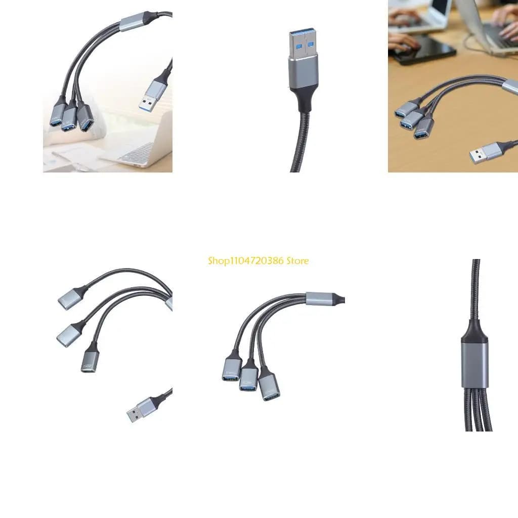 K0EA Adattatore splitter USB maschio a multiporta con 1xUSB3.0 e 2xUSB2.0 prolunga per e computer