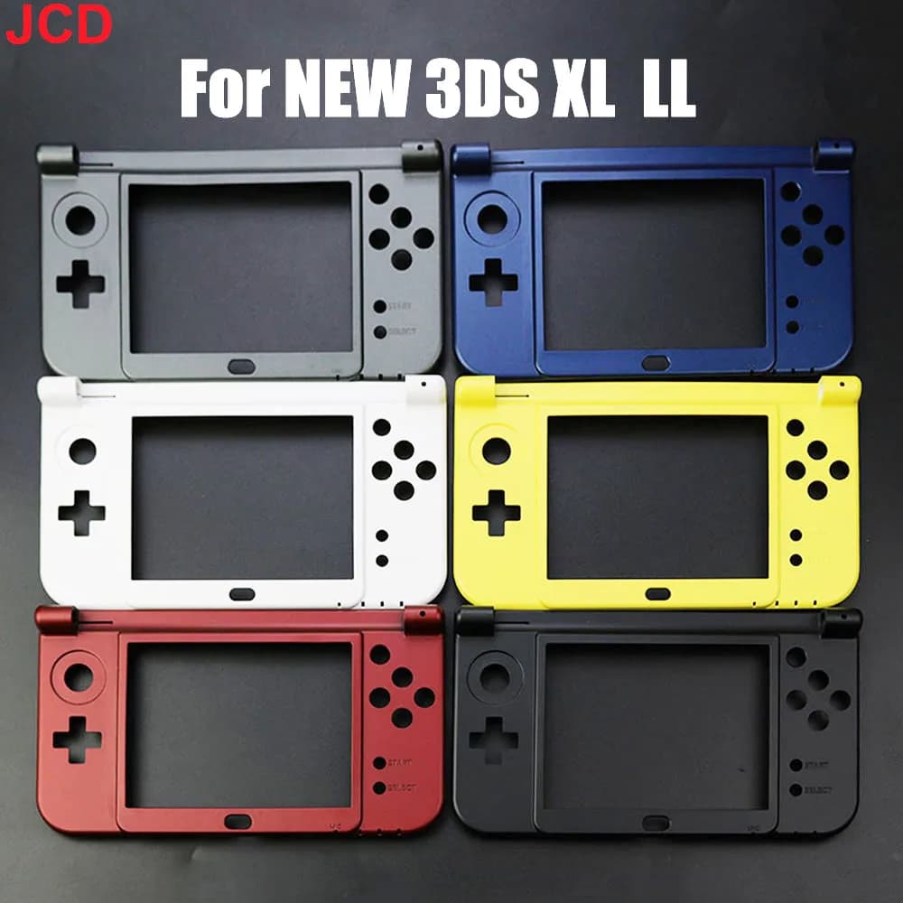 Parte della cerniera di ricambio originale Shell Custodia centrale con fondo nero Custodia con telaio centrale C Face per la nuova console 3DS XL LL