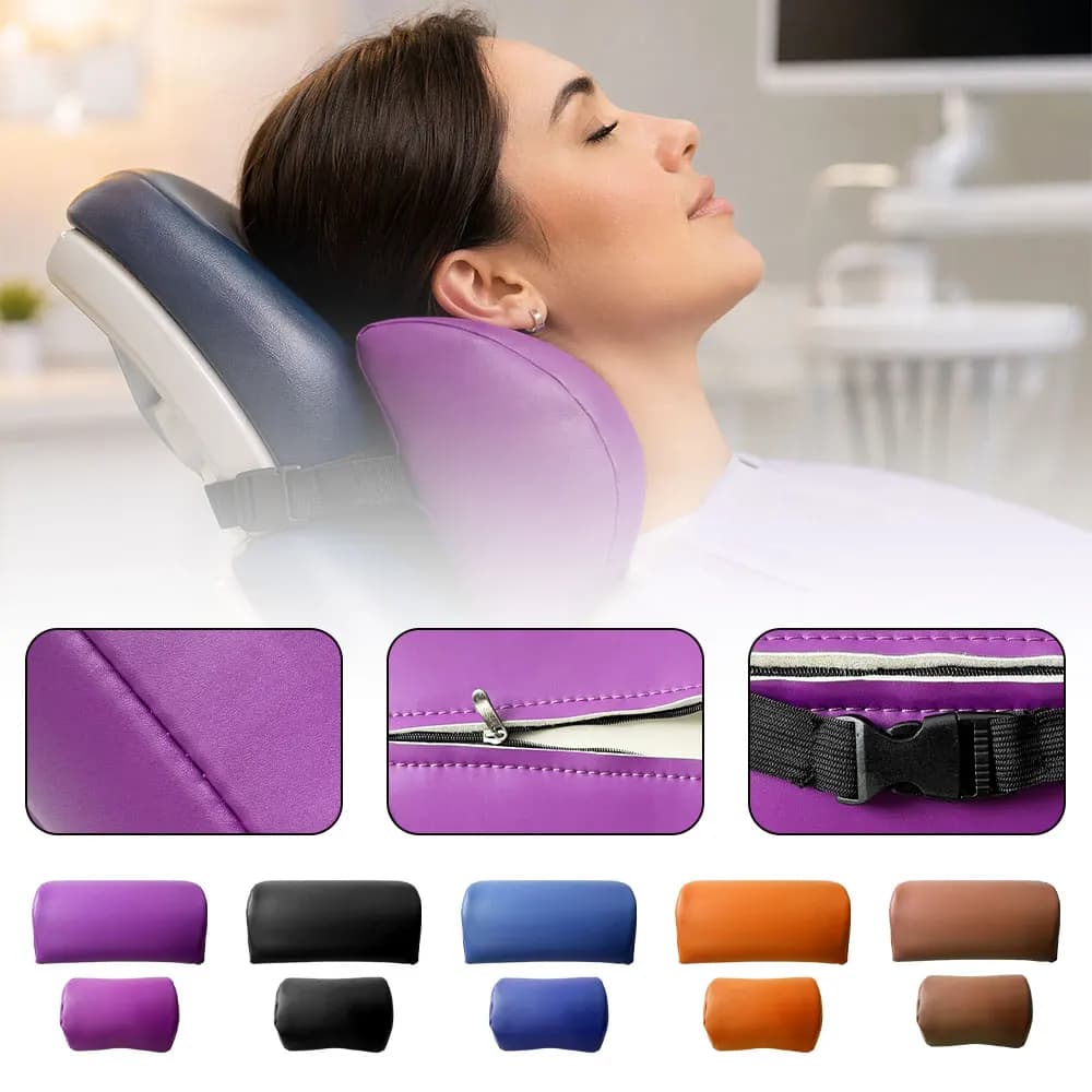 Dental Chair Head Pillow Dentist Cushion Cervical Lumbar Pad Office Clinic Neck Back Support Waist Pillows Dentistry Accessories