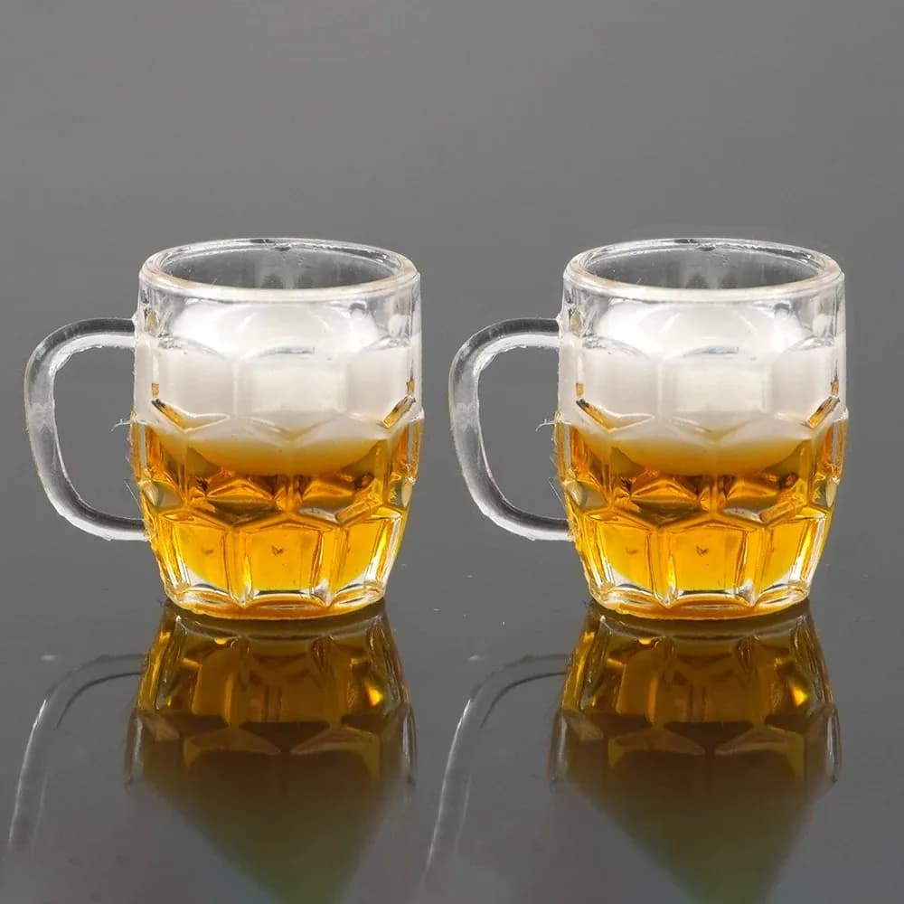 Bicchiere da birra in miniatura per casa delle bambole 1/12, mini tazza da limone, giocattolo per ob11 bjd Blythe, decorazione, accessori per casa delle bambole