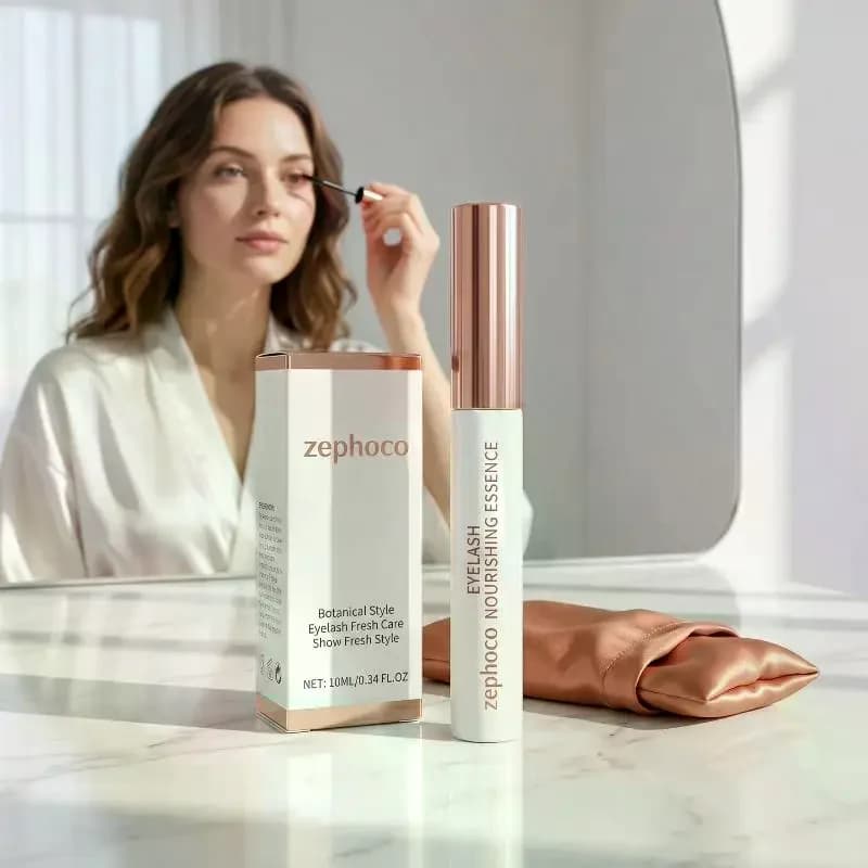 Siero per la Cura delle Ciglia per Ciglia Deboli e Corte, Idratante, Promuove la Salute delle Ciglia, Pronto per un Mascara Liscio