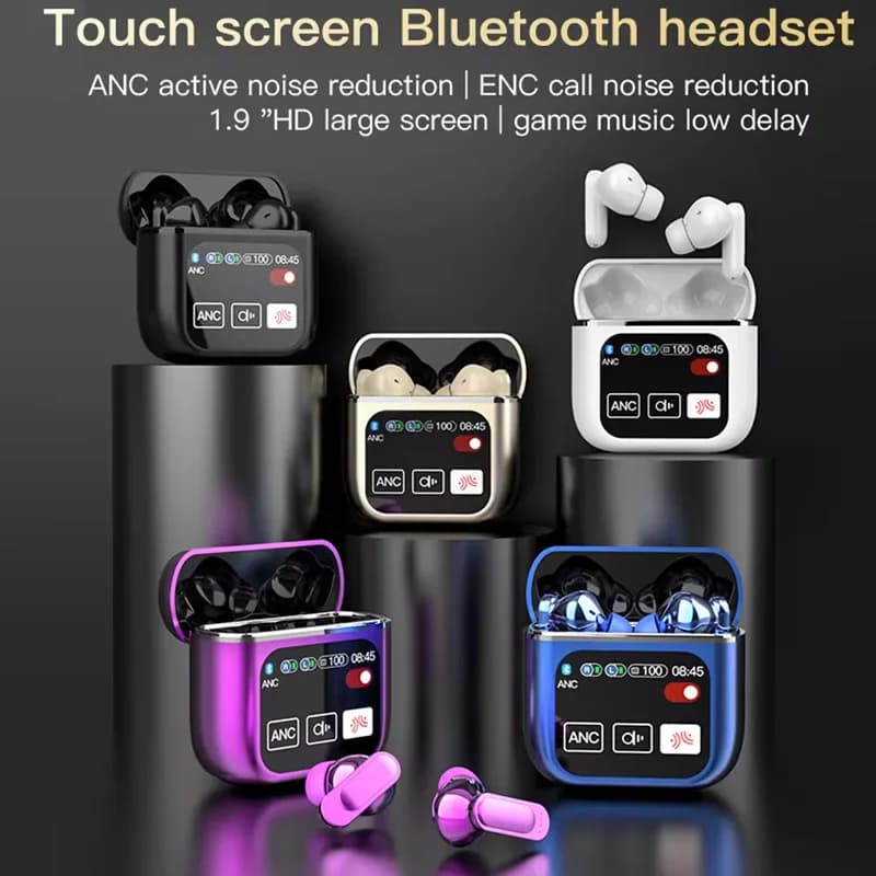 SE60 Auricolari wireless Bluetooth 5.4 Display a LED Cuffie da gioco Cuffie sportive Suono HIFI Auricolari a bassa latenza
