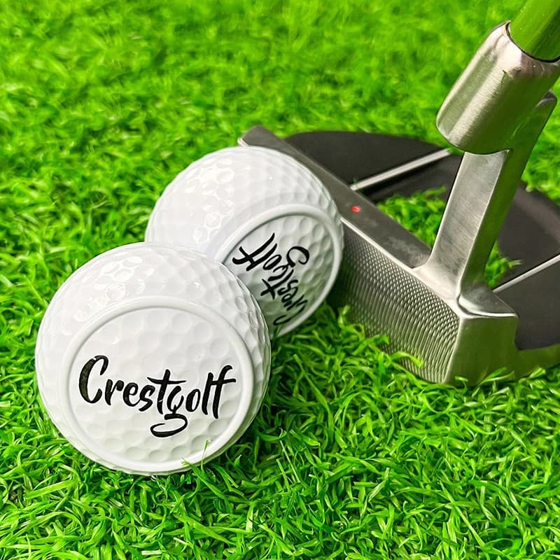 1Pcs Flat Golf Training Balls Flat Shape Golf Ball Two Layer Driving Balls Golf Practice Balls For Swing Putter