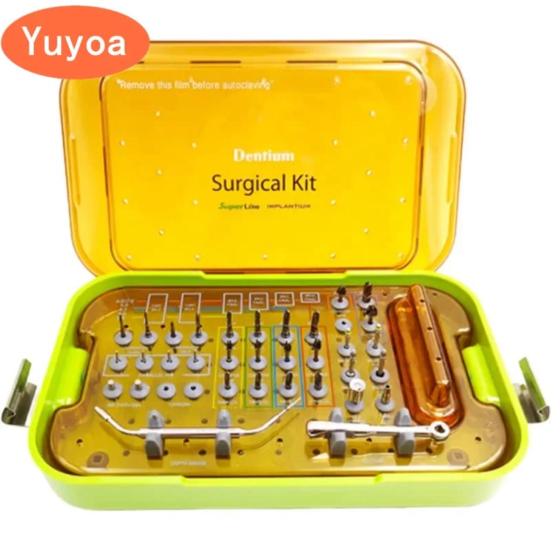 Kit chirurgico per impianti Dentium Set di strumenti per chirurgia dentale SuperLine Implantium Strumenti dentali