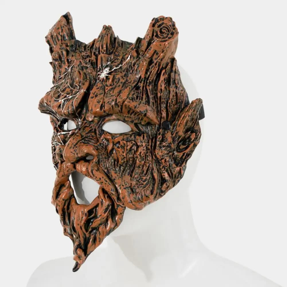 Lightweight Halloween Party Mask Halloween Tree Demon Mask Halloween Mask for Cosplay Tree Demon Costume Prop with Breathable
