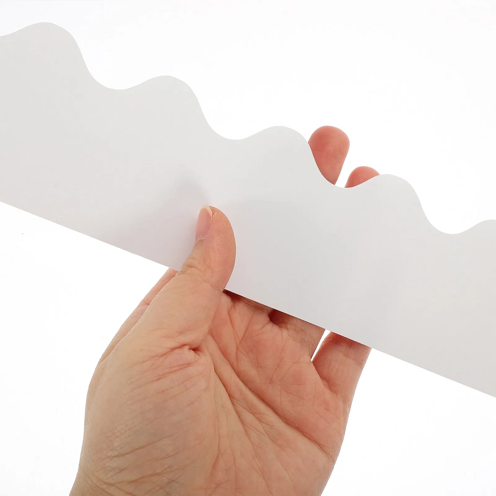 Paper for School Class Boards, 1 Roll with Corrugated Edge for Bacheca Decorations, Lyscia Surface Resistant to Usura, Easy to Cut on Size