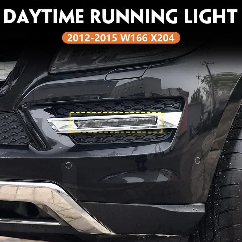 Per Mercedes Benz 2012-2015 W166 X204 ML350/500/550/63 AMG, GLK250/350 Luce di marcia diurna DRL Lampada fendinebbia 2049065401 2049065501