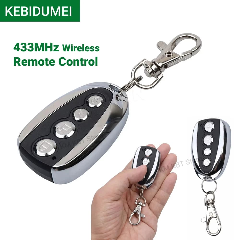 Telecomando KEBIDUMEI 433MHz con Funzione di Copia, Trasmettitore RF 433.92MHz, Duplicatore Automatico per Telecomandi di Garage e Auto CAME