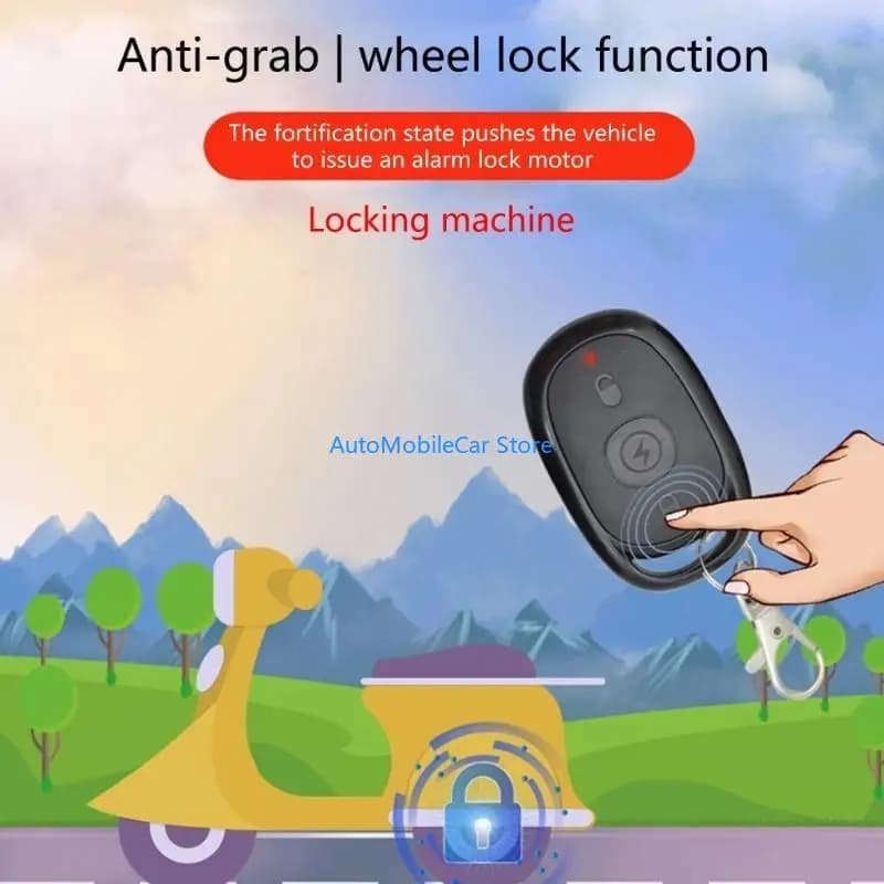 G8TE Electric Bike Anti Theft Alarm System with Smartphone Monitoring for Commuters