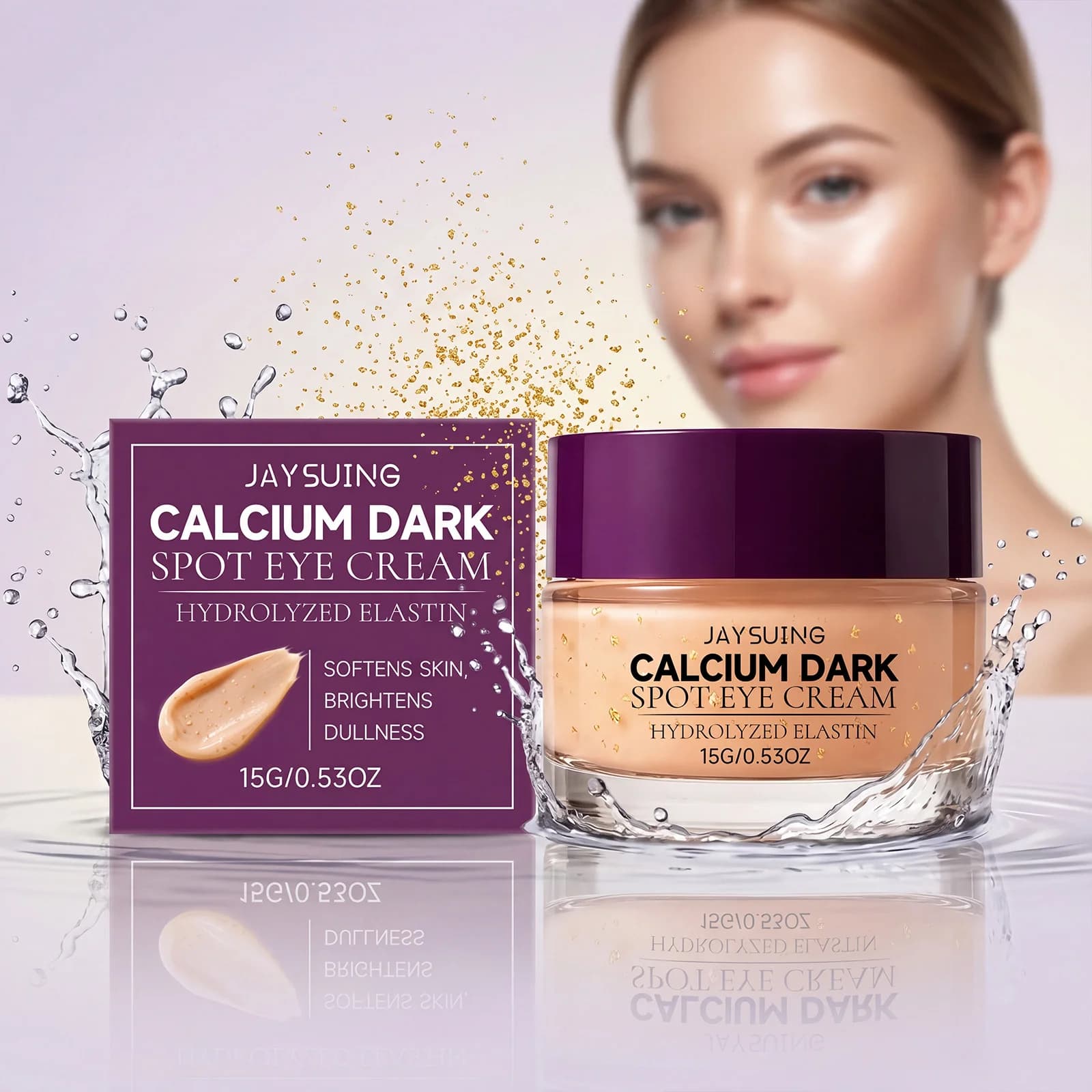 2026 New Brightening Moisturizing Eye Cream,Soft Gentle Texture,Daily Hydrating Care for Delicate Eye Skin,Favored by Youngsters