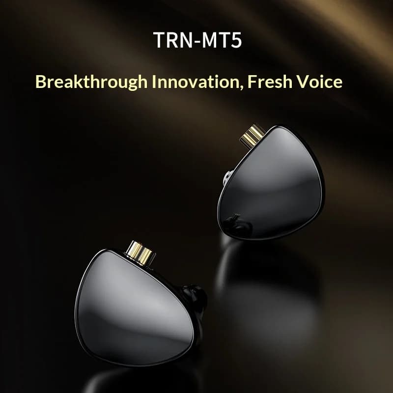 In Stock Trn Mt5 Wired Earphone Dual Cavity Dynamic Driver Hifi Lossless Sound In Ear Sport Headset For Music Gaming